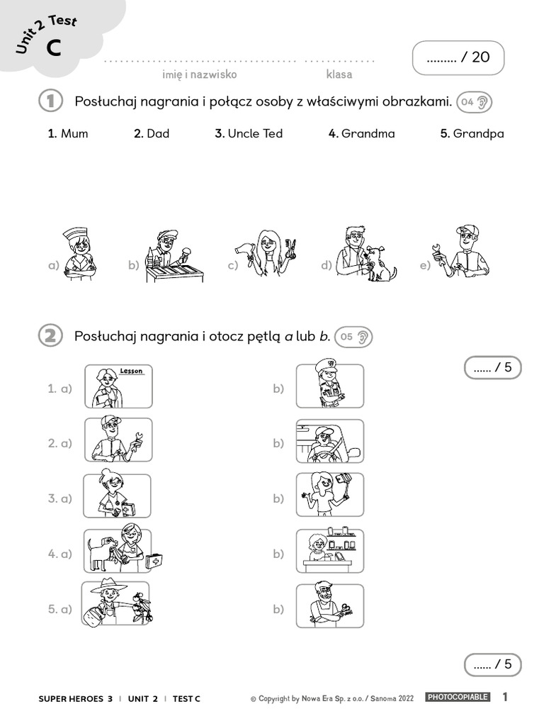 Test kl3 U2 C | PDF