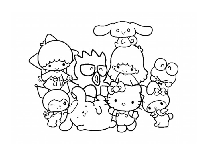 coloring-pages-for-children-sanrio-93494 | PDF
