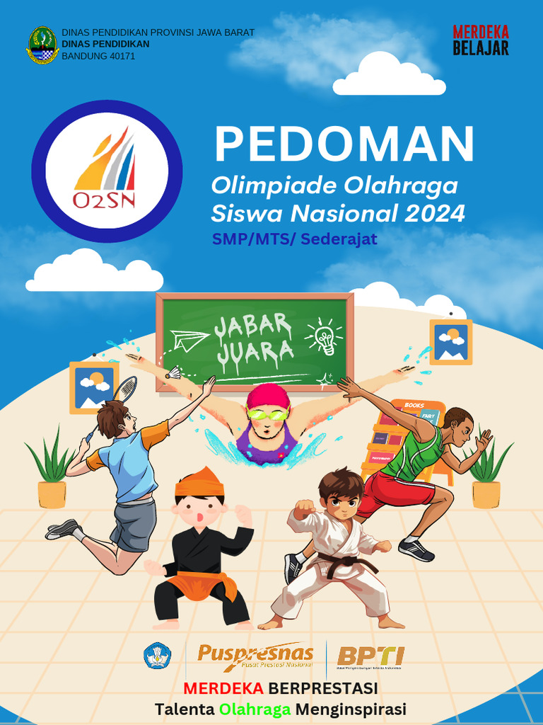 Pedoman O2SN SMP 2024 Jawa Barat | PDF