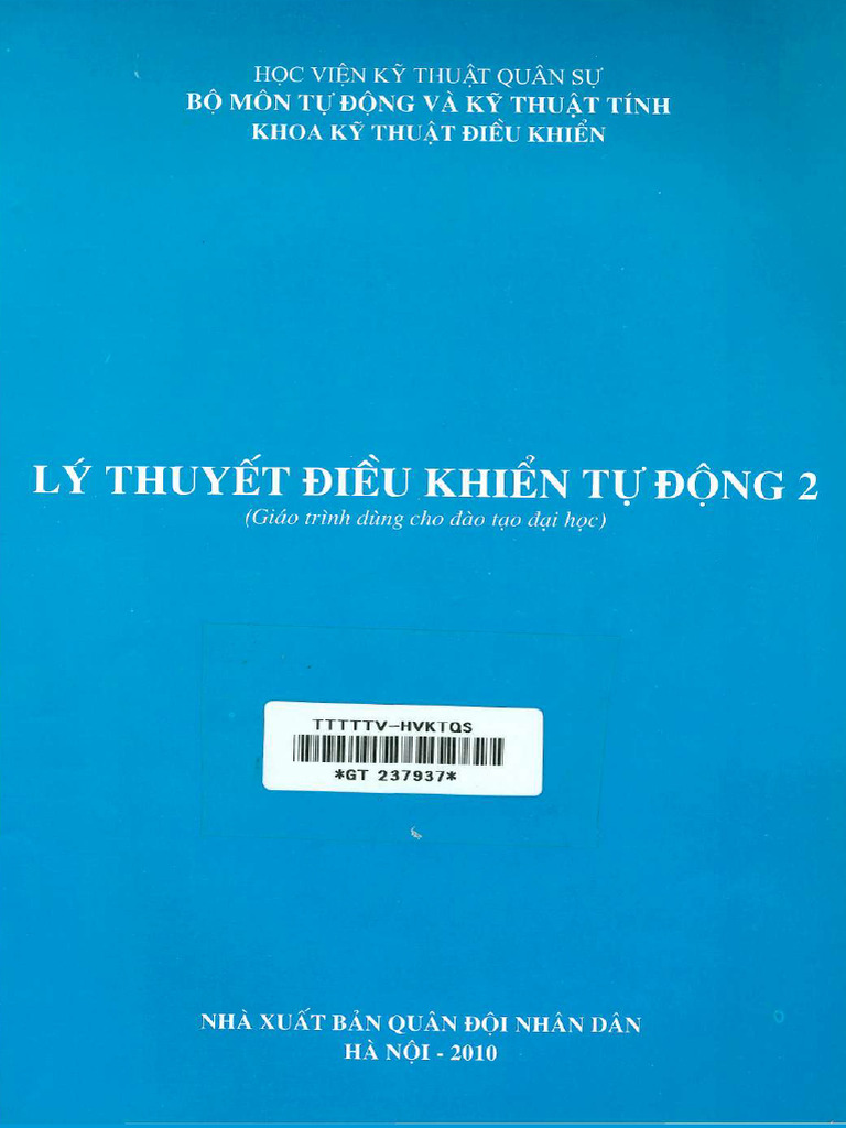 Ly Thuyet DKTD 2 Hvktqs | PDF