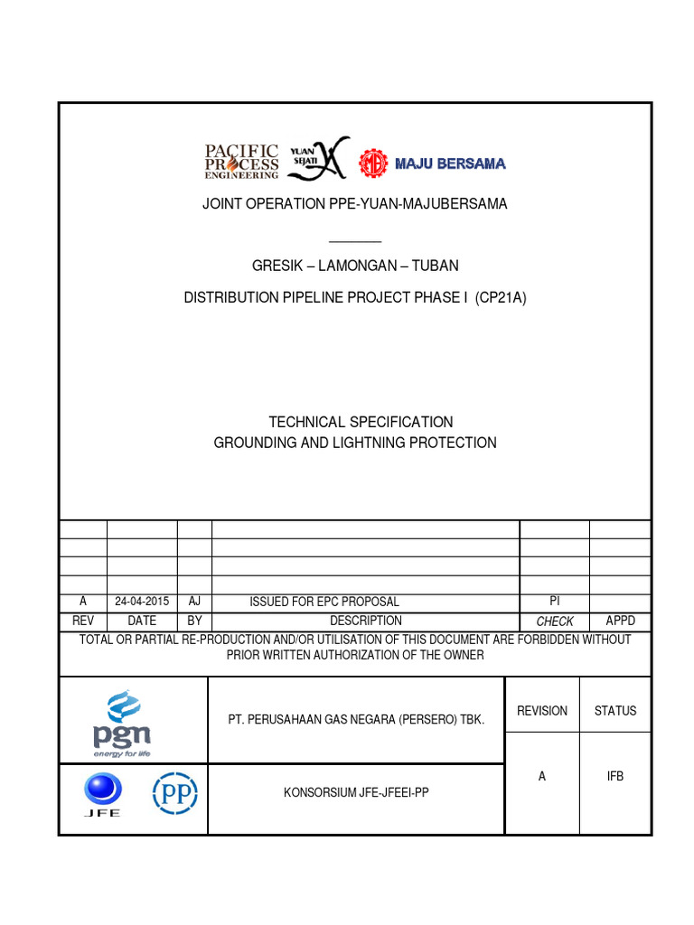 Grounding & Lightning Protection Specs | PDF | Electricity | Electrical ...