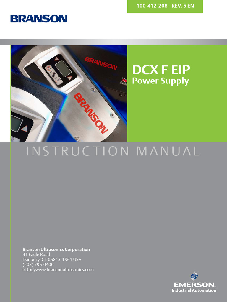 100-412-208 DCX F Eip Power Supply Manual Rev. 5 | PDF | Power Supply ...