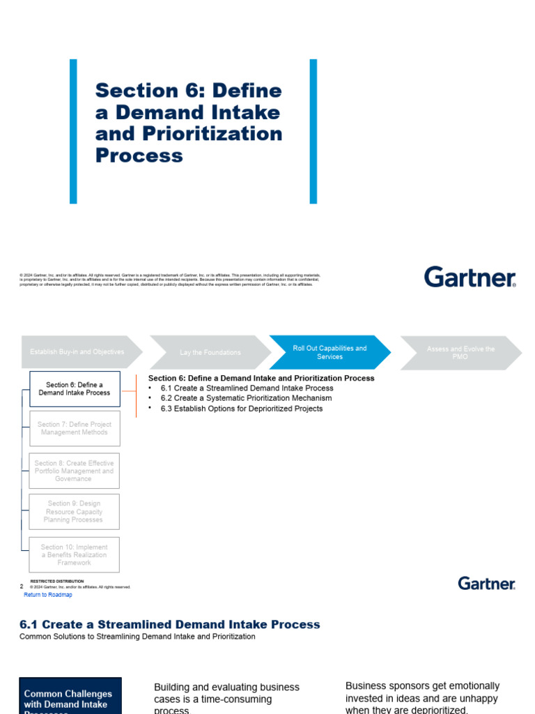 Demand Intake and Prioritization Process | PDF | Return On Investment ...