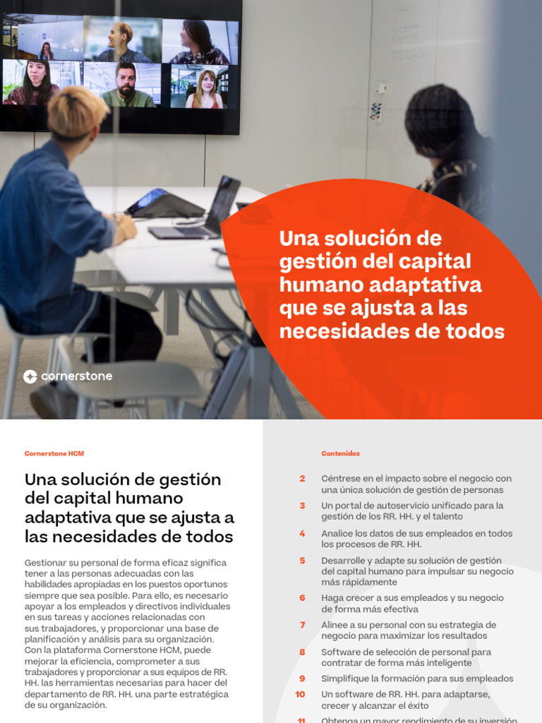 Una solución de gestión del capital humano adaptativa que se ajusta a