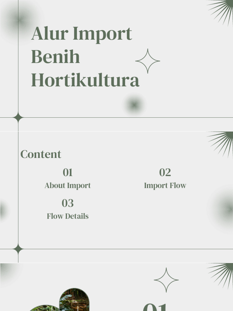Alur Import Benih Hortikultura | PDF