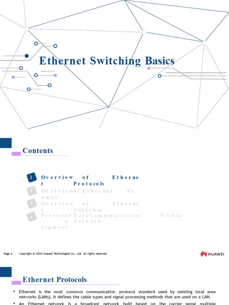 07 Ethernet Switching Basics | PDF | Network Interface Controller ...