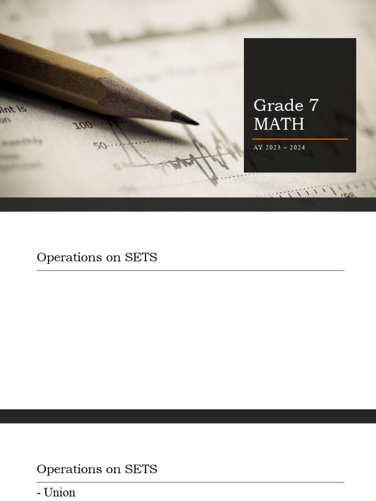 Grade 7 Math: Sets & Venn Diagrams | PDF | Mathematical Concepts ...