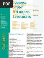 Journal For Studies of Religion and Ideology - NR - 7