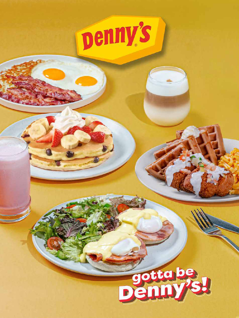 Denny's Diner Me Menu En | PDF | Pancake | Hamburgers