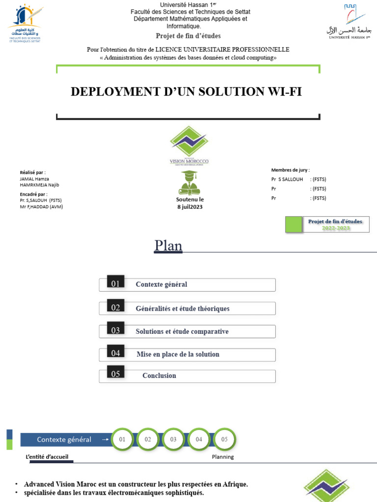 Déploiement d'une solution Wi-Fi | PDF | Wi-Fi | Protocole sur la ...