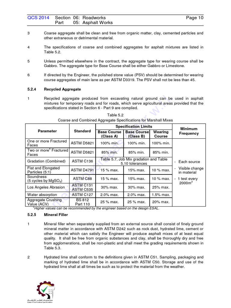 aggregates test marshall mix | PDF | Construction Aggregate | Lime ...