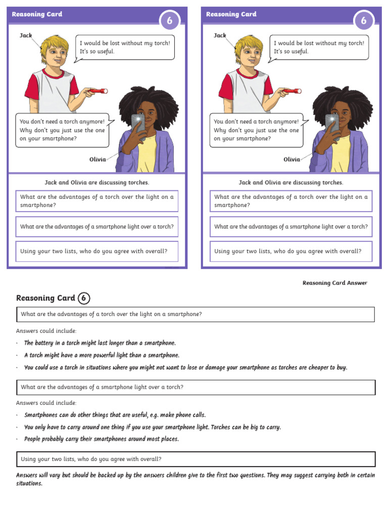 Reasoning Cards 6 - Electrical Reasoning | PDF | Smartphone