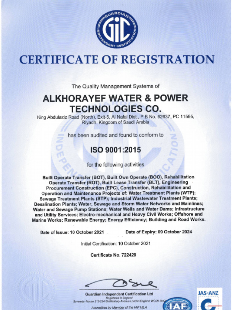 Awpt Iso 9001-2015 (1) Exp - 09102024 | PDF
