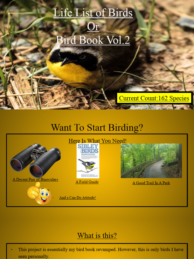 Life List of Birds | PDF | Hawk | Eagle