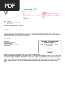 2024 Certificate of Tax Residence - Adobe Ireland