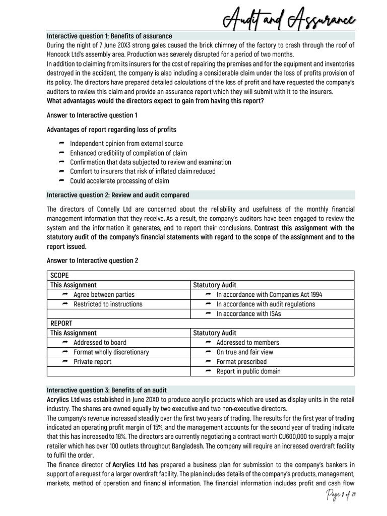 Audit Q &a Update | PDF