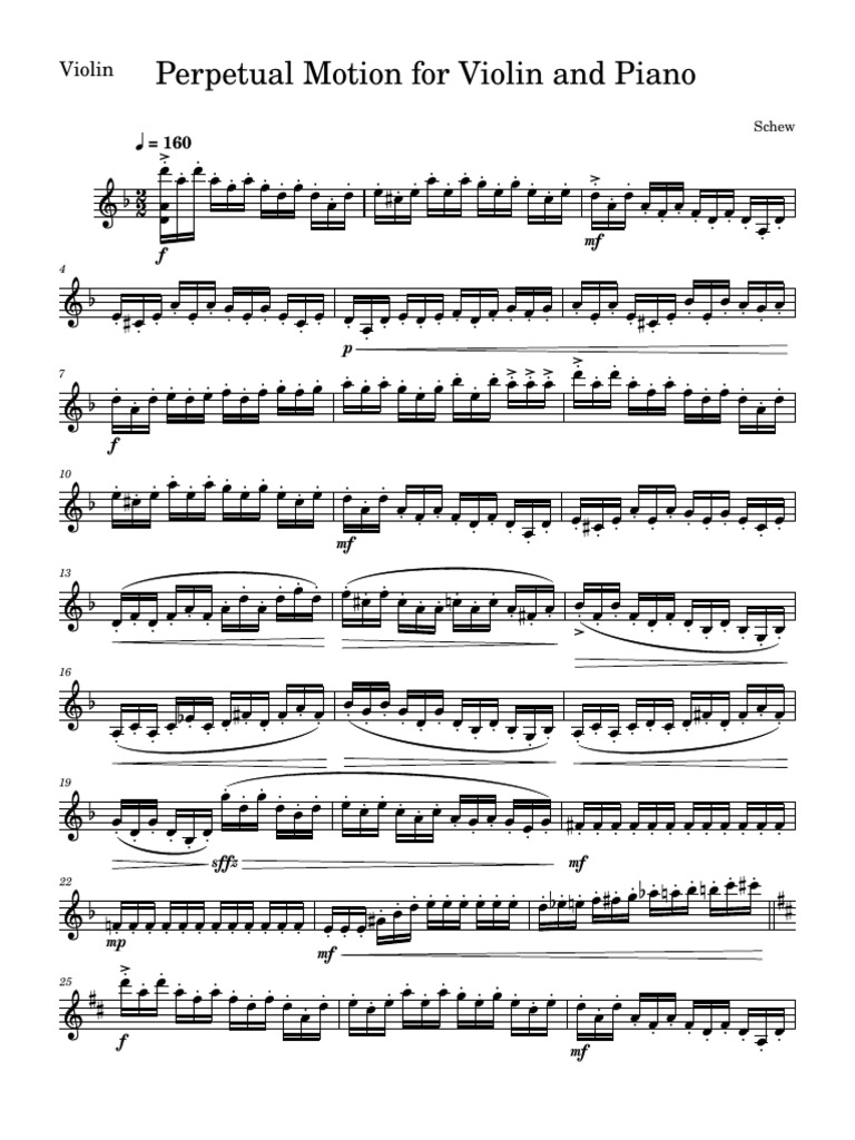 Violin & Piano Sheet Music | PDF