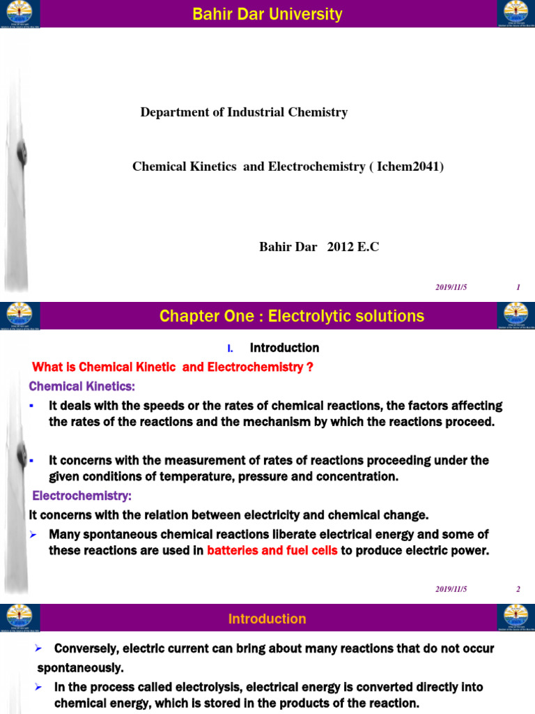 CH 1 | PDF | Electrochemistry | Redox