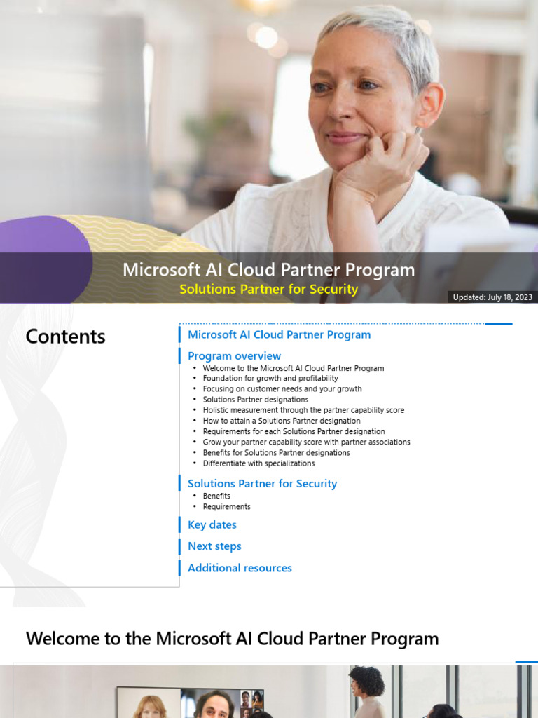 Microsoft Solutions Partner for Security | PDF | Microsoft Azure ...