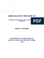 Jerusalem in the Qurán