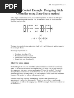 Download Lab 6 - Student - Designing Pitch Controller Using State-Space Method by Andrew Bola SN73917112 doc pdf