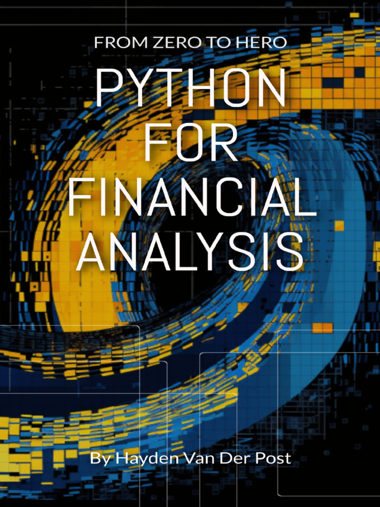 Python for financial analysis van der post hayden pdf statistics