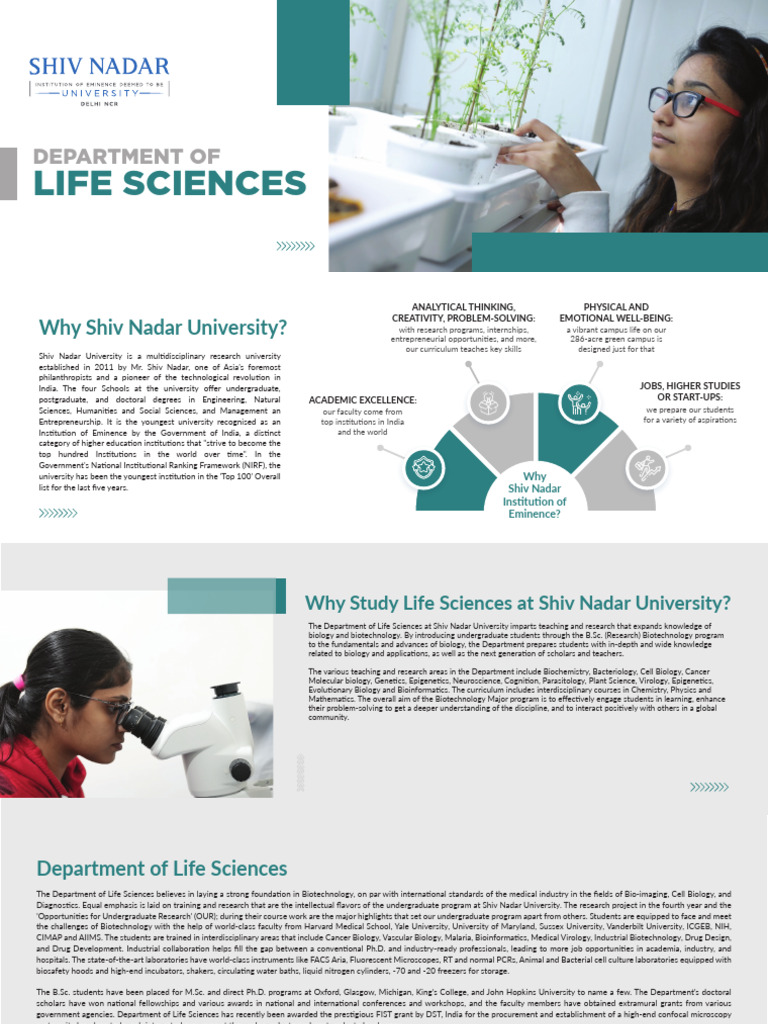The Future of Science: Embark On A Biotechnology Course | PDF | Science ...