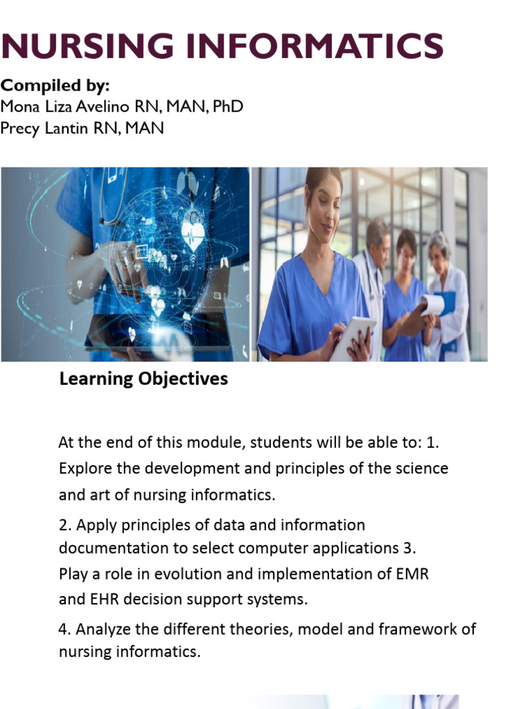 Nursing Informatics Theories and Frameworks | PDF | Electronic Health ...