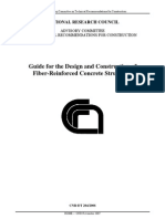 IstruzioniCNR DT204 2006 Eng - Guide For The Design and Construction of Fiber-Reinforced Concrete Structures