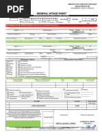General Intake Sheet DSWD Form | PDF | Psychosocial