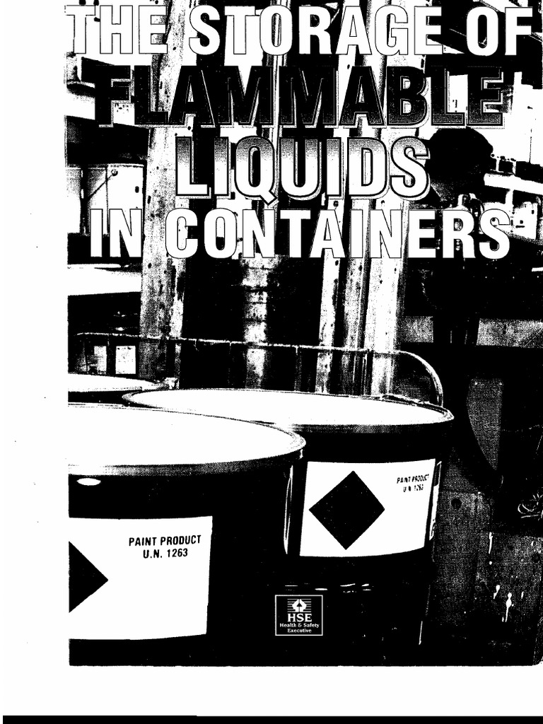 HSG51 - The storage of flammable liquids in containers | PDF