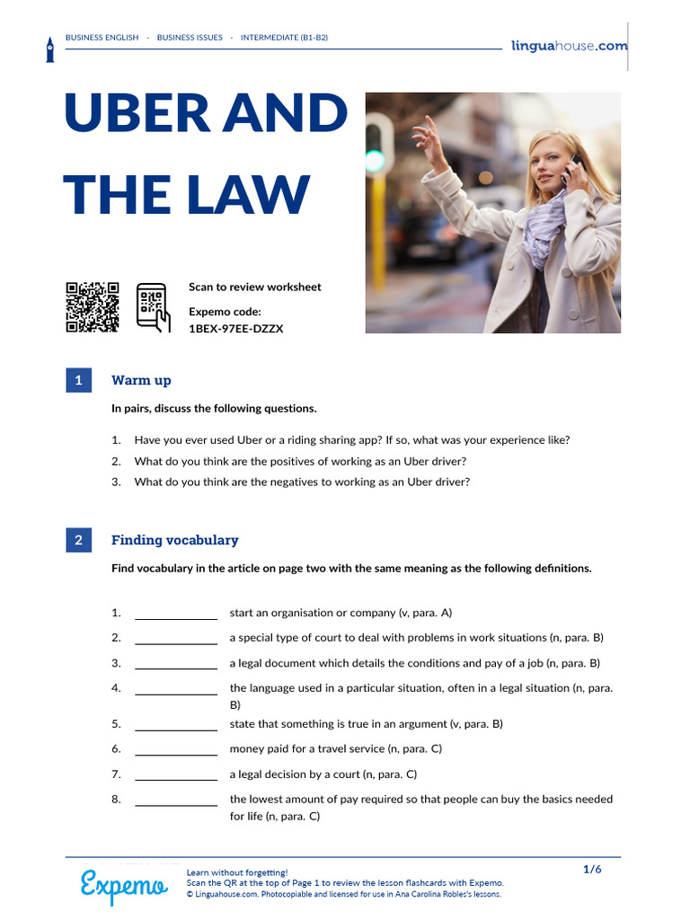 Uber's Legal Status and Driver Rights | PDF | Business | Computers