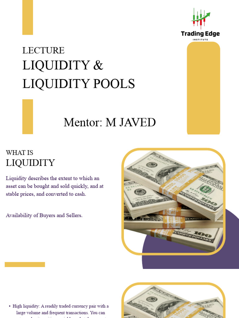 Liquidity & Liquidity Pool in Forex | PDF | Business | Finance & Money ...