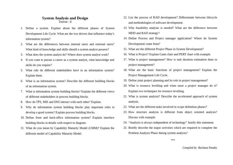 System Analysis and Design Overview | PDF | Project Management | System
