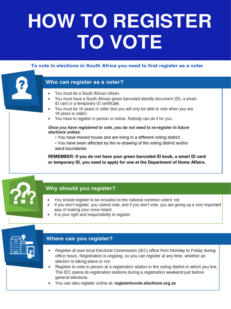 How to Register to Vote Online | PDF | Voter Registration | Identity ...