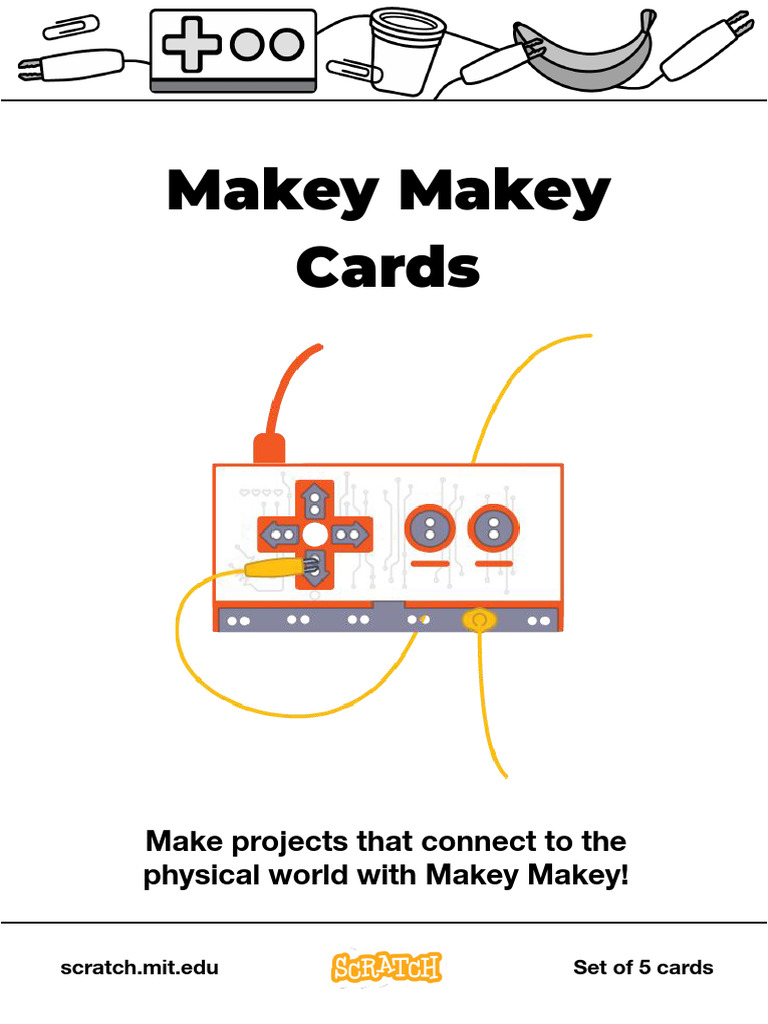 Makeymakey Cards | PDF | Scratch (Programming Language) | Computer Keyboard