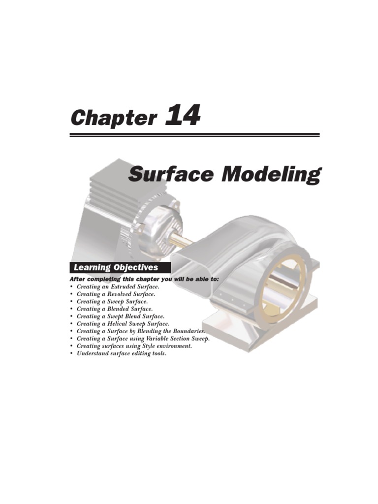 PTC Pro Engineer Wildfire Surface Modeling Tutorial | PDF | Curvature ...