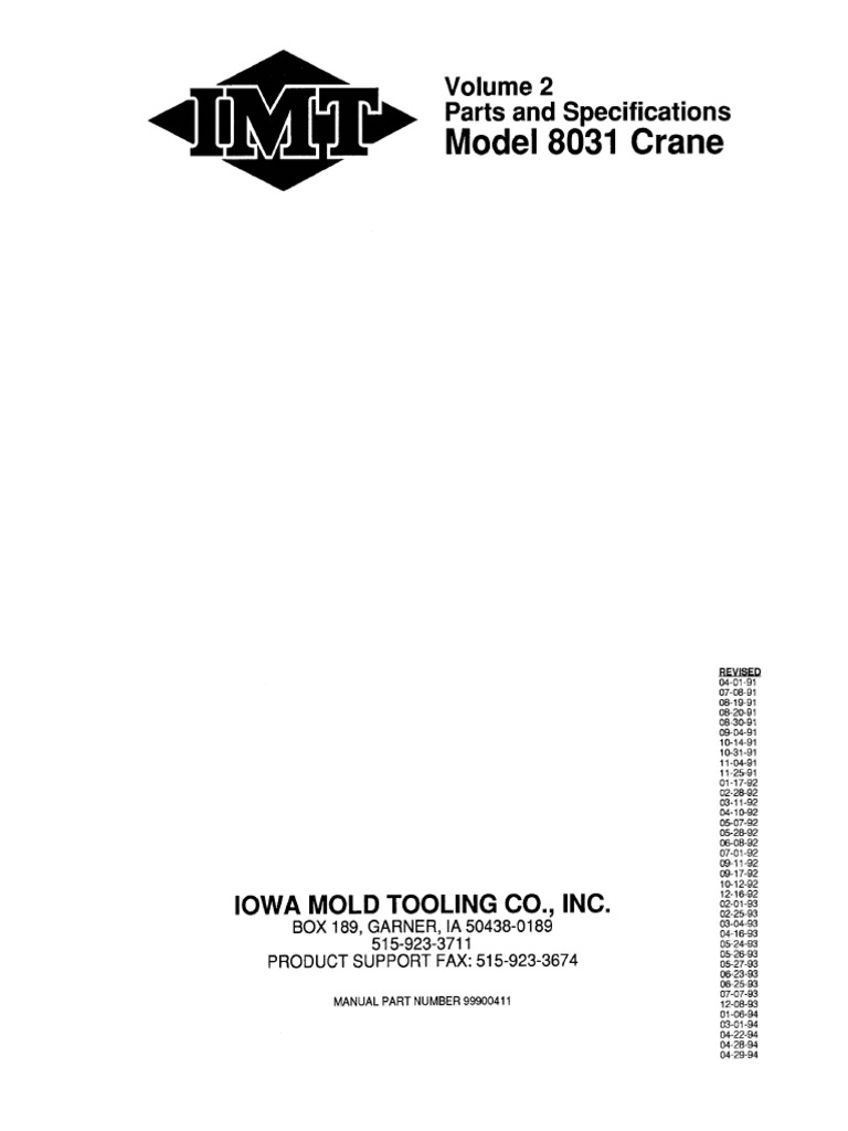 Imt - 8031 | PDF