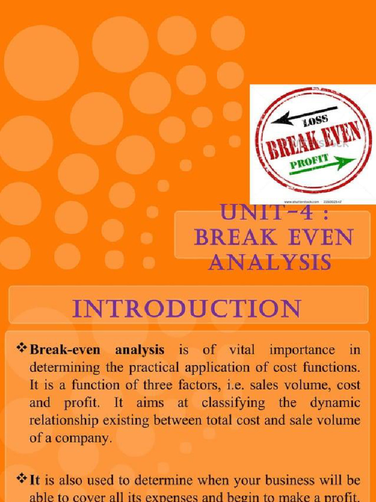 Is Your Break Even Analysis Flawed One Key Element Missing - 0am99ft