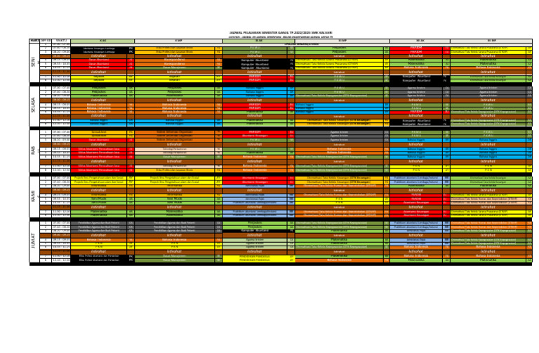 JADWAL KALVARI Part 3 | PDF