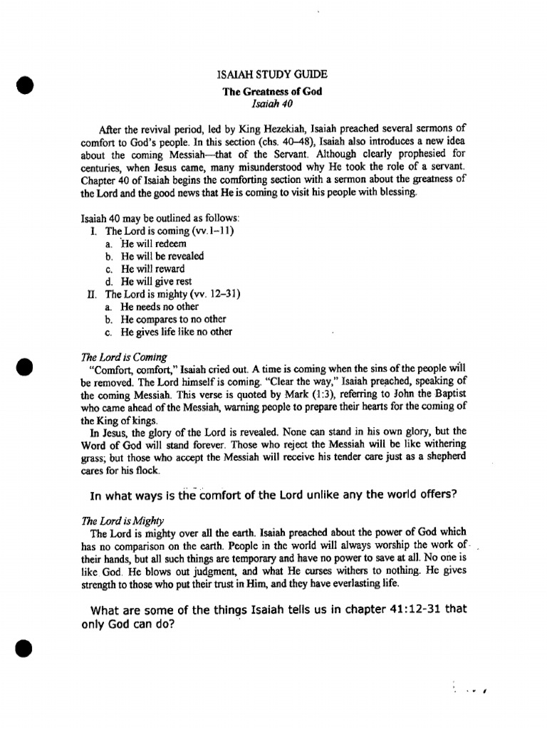 Isaiah 40 | PDF