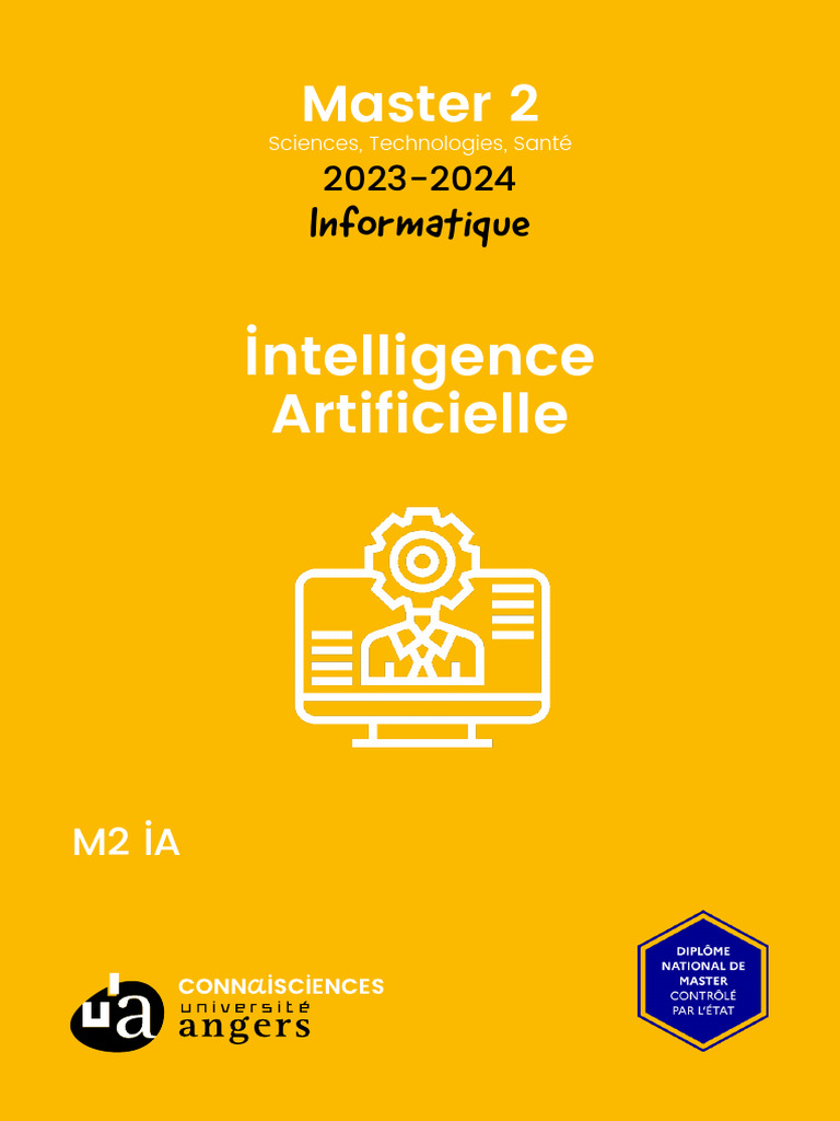 Master 2 en Intelligence Artificielle | PDF | Intelligence artificielle ...