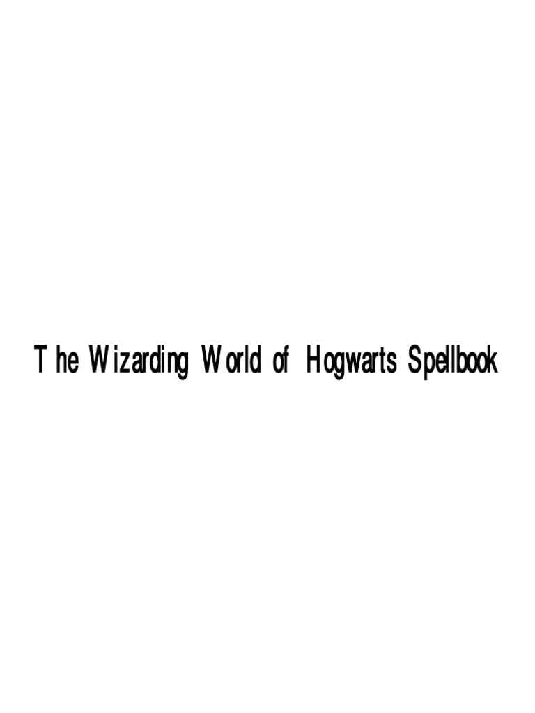 The Spellbook | PDF