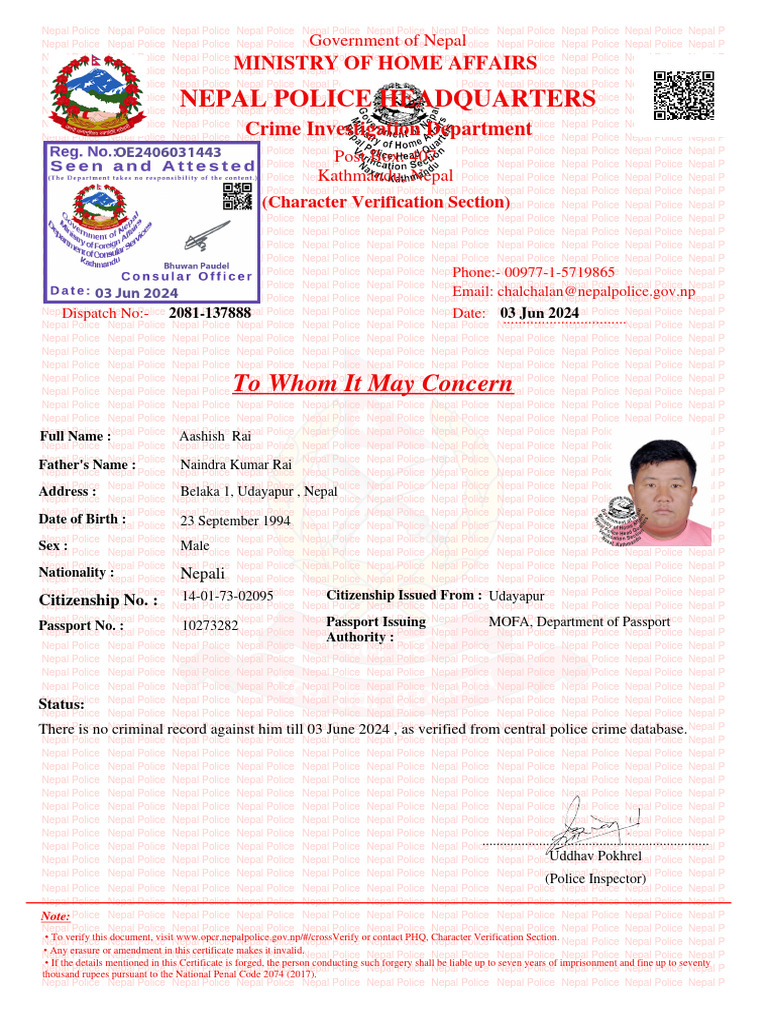 Aashish Rai PCC | Download Free PDF | Crimes | Crime & Violence