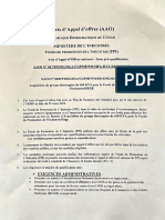 Avis d’Appel d’Offres FPI 047