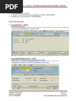 PPF Actions in SAP EWM Process Guide | PDF | Supply Chain Management