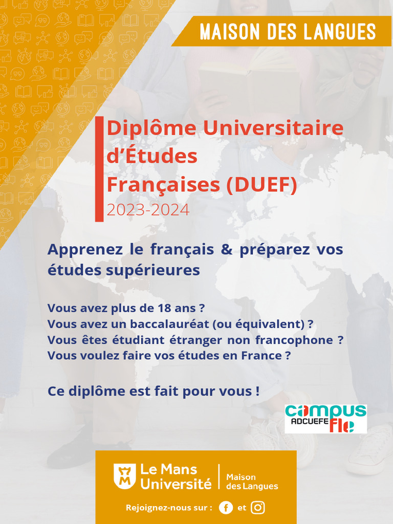 2023-2024 - Brochure DUEF | PDF | France