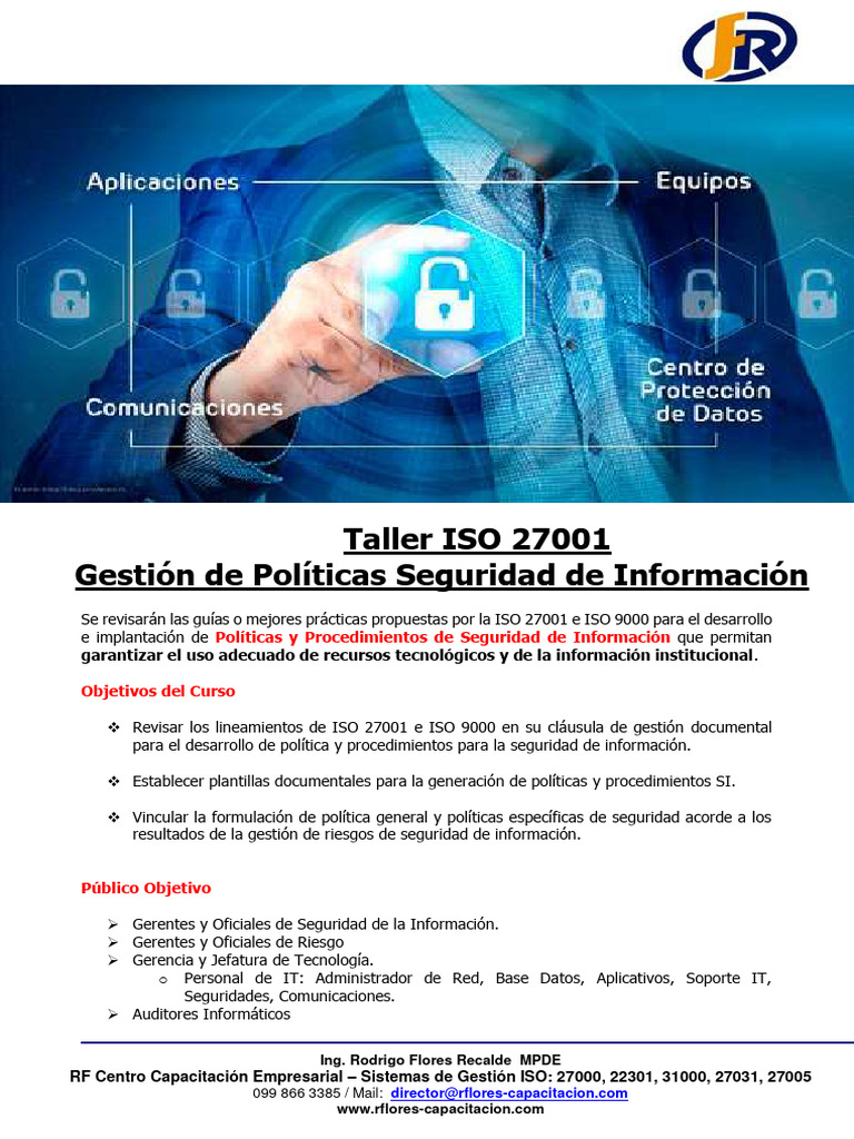 Taller de Políticas ISO 27001 2024 | PDF | Seguridad de información ...
