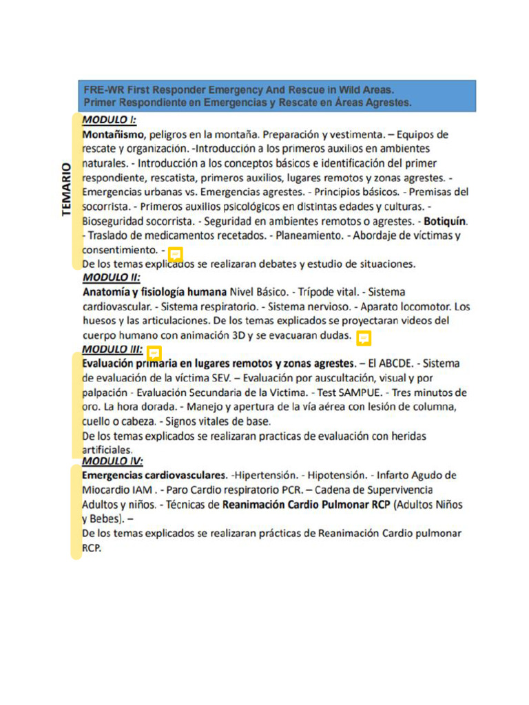 WORKNURSES - Capacitación Primeros Auxilios y RCP - Rev1 | PDF