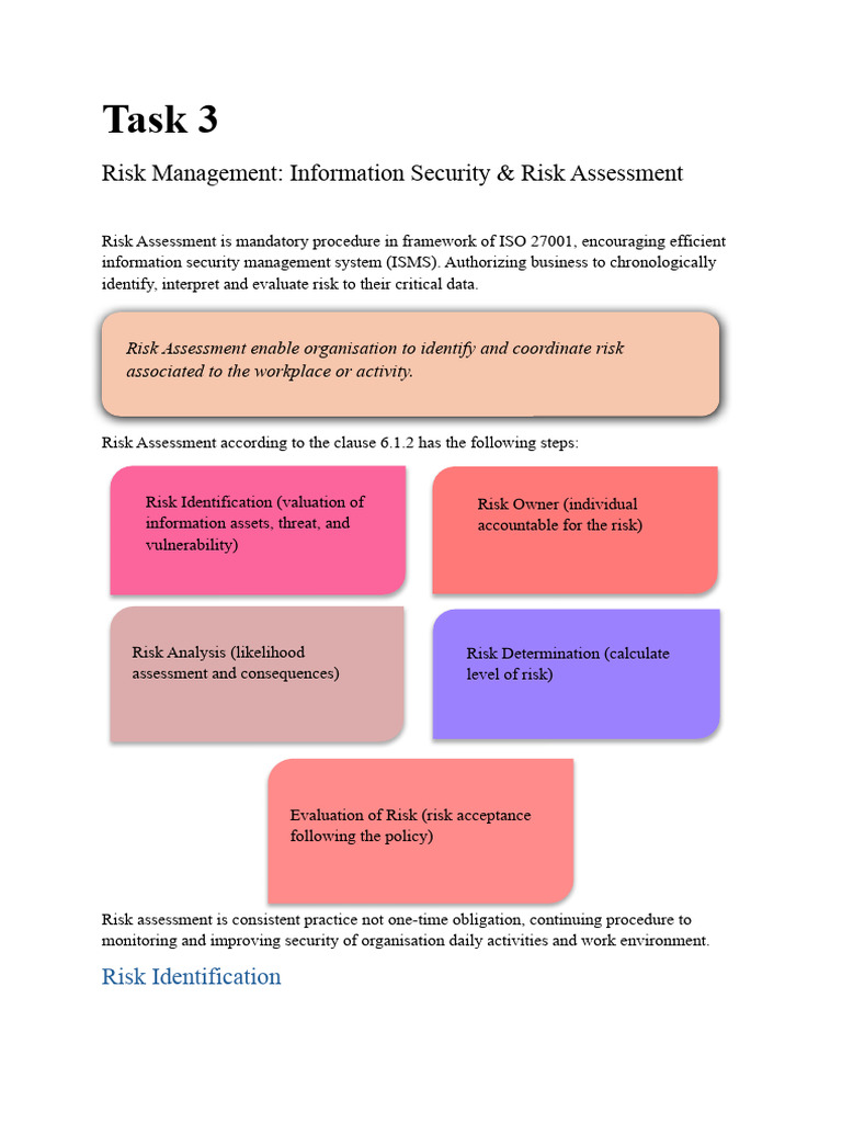ISO 27001 Risk Assessment Guide | PDF | Risk | Risk Assessment